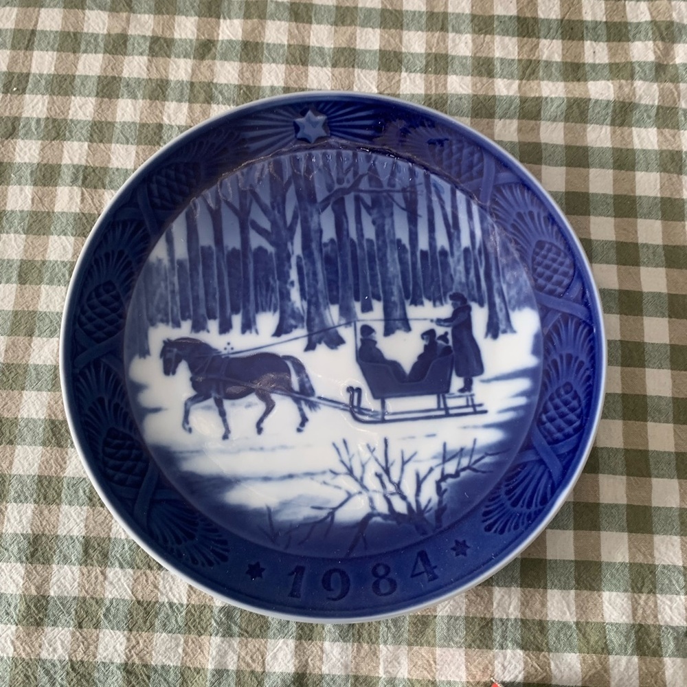 Royal Copenhagen White Porcelain Plate
